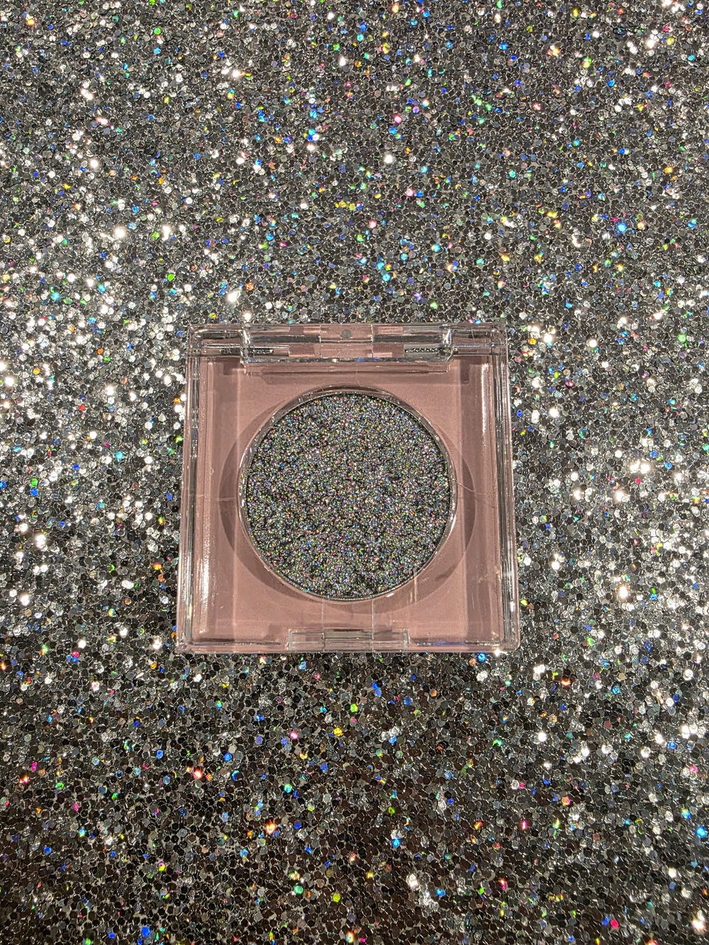 Amazon Silver Holographic Glitter Eyeshadow Single Pan